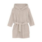 Halat de baie pentru copii, 100% bumbac, Grey - imagine 2