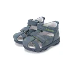 Sandale din piele cu glezna sustinuta, DD Step G064-61383B