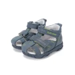 Sandale din piele cu glezna sustinuta, DD Step G064-61383B