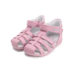 Sandale din piele cu dublu velcro, DD Step G111-61400B