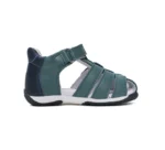 Sandale din piele cu dublu velcro, DD Step G111-61843 - imagine 3
