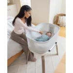 Patut co-sleeper Eluma Nest Luna cu leganare automata - imagine 6