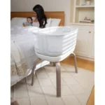 Patut co-sleeper Eluma Nest Luna cu leganare automata - imagine 9