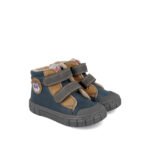 Ghete barefoot sport din piele, căptușite - Azul Marino, Garvalin