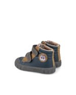 Ghete barefoot sport din piele, căptușite - Azul Marino, Garvalin - imagine 3