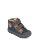 Ghete barefoot sport din piele, căptușite - Azul Marino, Garvalin - imagine 4