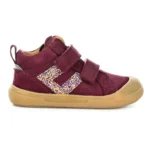 Ghete barefoot copii Froddo Maly F Bordeaux, din piele