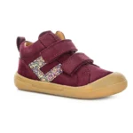 Ghete barefoot copii Froddo Maly F Bordeaux, din piele - imagine 3