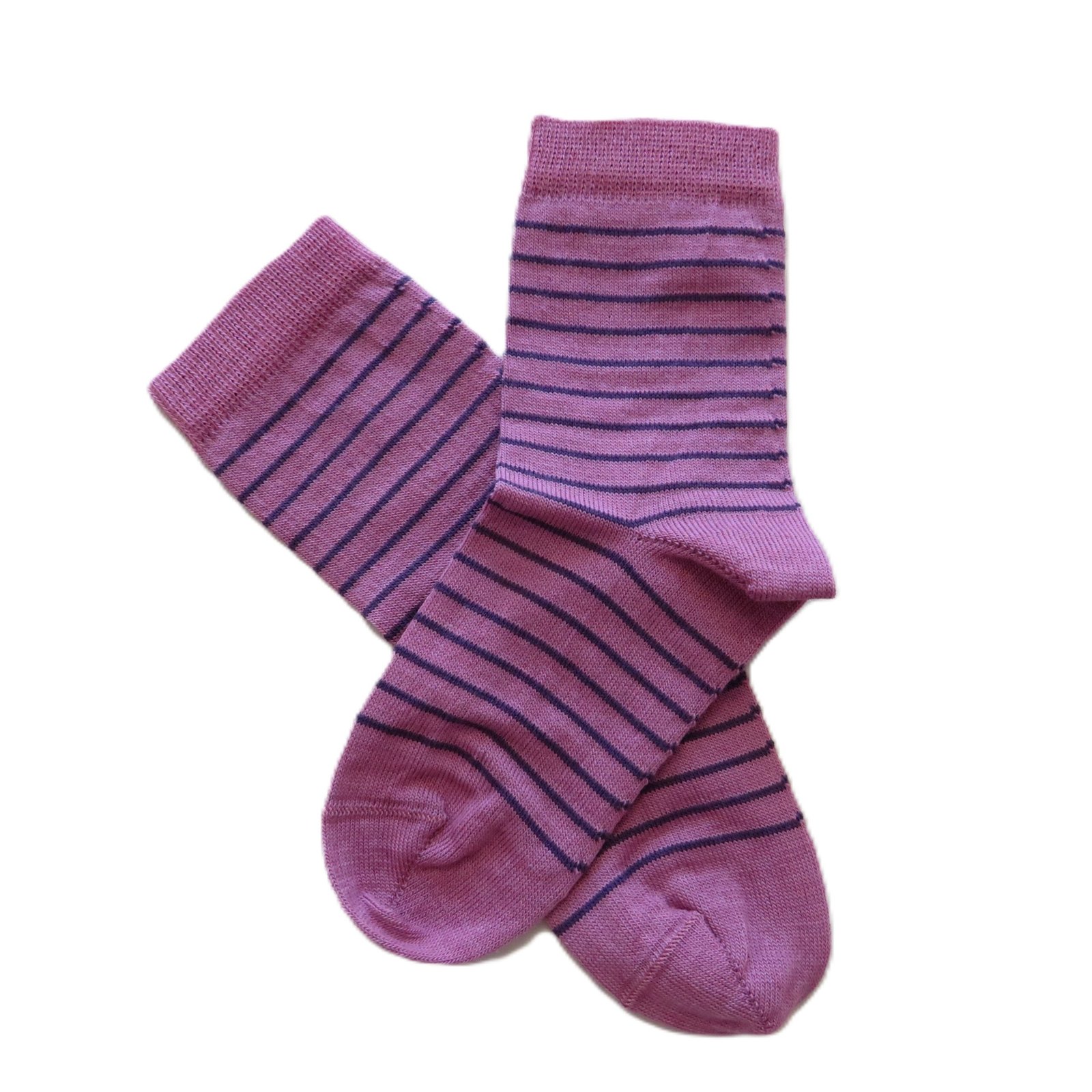 14096_berrycream Șosete fine cu 80% lână merinos, berry, Grodo - imagine 1