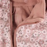 Costum impermeabil căptușit cu fleece, flowers - imagine 4