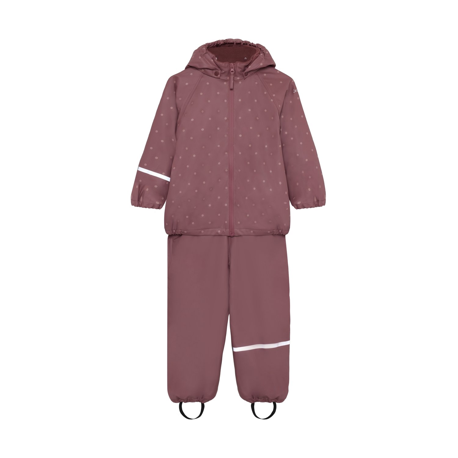 310500_6940_A Costum impermeabil căptușit cu fleece, rose brown - imagine 1