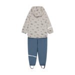 Costum impermeabil căptușit cu fleece, clouds - imagine 2