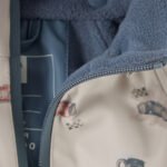 Costum impermeabil căptușit cu fleece, clouds - imagine 4
