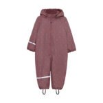 Overall impermeabil căptușit cu fleece, rose brown