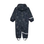 Overall impermeabil căptușit cu fleece, navy - imagine 2