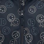 Overall impermeabil căptușit cu fleece, navy - imagine 3