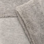 Șosete flaușate din velur pentru copii, set 2 perechi, grey - imagine 2