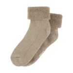 Șosete flaușate din velur pentru copii, set 2 perechi, silver mink - imagine 3
