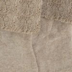 Șosete flaușate din velur pentru copii, set 2 perechi, silver mink - imagine 2