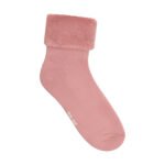 Șosete flaușate din velur pentru copii, set 2 perechi, ash rose - imagine 2