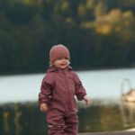 Overall impermeabil căptușit cu fleece, rose brown - imagine 5