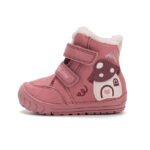 Ghete copii D.D.Step barefoot îmblănite, piele naturală, W029-62116B