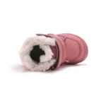 Ghete copii D.D.Step barefoot îmblănite, piele naturală, W029-62116B - imagine 2