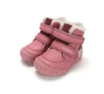 Ghete copii D.D.Step barefoot îmblănite, piele naturală, W029-62116B - imagine 4