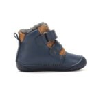 Ghete copii D.D.Step barefoot îmblănite, piele naturală, W070-62495B - imagine 2