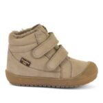 Ghete de iarnă copii Froddo Ollie Wool Tex Taupe – piele naturală și lână, impermeabile - imagine 4